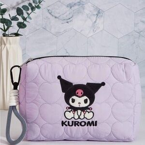 Kuromi Quilted Lavender Pouch